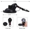 thumbnail image 2 of Conbola Ventosas De Servicio Pesado Con Ganchos 4 Piezas Accesorio De Lona Para Acampar Con Ventosa De Amarre Para Automóvil Mejorado Con Gancho De Seguridad Fuerte Potencia Para Toldo Trampa Para Aca, 2 of 5