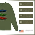 thumbnail image 6 of 1970 Road Legends Muscle Car Long Sleeve T-shirt American Vintage Classic, 6 of 7