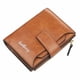 thumbnail image 1 of Cartera triple de cuero con bloqueo RFID para hombre y mujer | Tarjetero multifuncional con ventana para DNI y monedero | Caja de regalo para Navidad, cumpleaños y aniversarios, 1 of 6