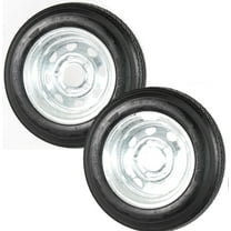 eCustomrim 2-Pack Trailer Tire Rim 4.80-12 12 in. Load C 5 Lug Galvanized Spoke Wheel
