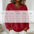 thumbnail image 3 of Yievot Women's Fleece Sweatshirts V Neck Long Sleeve Fall Top Solid Color Casual Warm Tunic Tops, 3 of 9