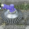 thumbnail image 5 of Lumi-life Trimmer Head Grass Trimming Cutter Steel Wire Wheel Garden Weed Brush Lawn Mower, 5 of 6