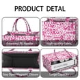 thumbnail image 4 of Large Capacity Tote Bag,Pink Breast Cancer Handbag Fashion Luxury Tote Bag,15.7"x13"x 5.1" Inches,Laptop Compatible, 4 of 6