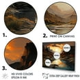 thumbnail image 3 of Designart "Landscape Of Sunrise In The Canyon Desert I" Canyon Canvas Wall Art, 3 of 7