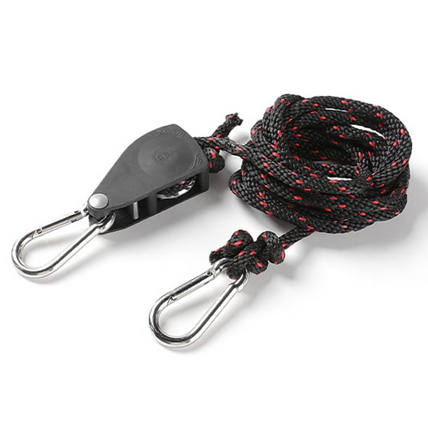Cuerda de luz de crecimiento, colgador de trinquete, tienda de campaña, accesorio de amarre para invernadero, equipo retráctil, accesorios de fijación de sombra para jardín y exteriores, 2,3 m Inevent OD003051-02