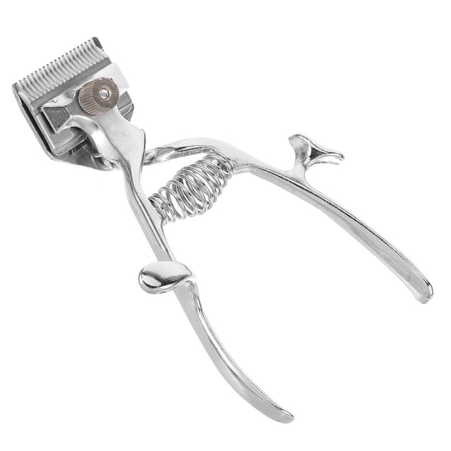 Dsseng Tondeuse Manuelle Coupe-Cheveux Ciseaux en Acier Inoxydable Non Électriques pour Usage Domestique