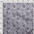 thumbnail image 3 of oneOone Viscose Jersey Medium Purple Fabric Floral Dress Material Fabric Print Fabric By The Yard 60 Inch Wide, 3 of 5