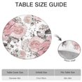 thumbnail image 6 of Round Picnic Table Cloth 100% Waterproof & Oil Proof, Elastic Fitted Table Cover for 36"-44" Round Tables, for Dining, Camping, Outdoor, 6 of 7
