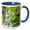 Blue/White, variant on 3drose, Washington, Seattle, Flowers, Lavendar Larkspur - Us48 Teg0213 - Terry Eggers, 11oz Two-tone Red Mug