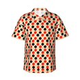 thumbnail image 1 of Xecao Table Tennis Rackets Pattern Men's Hawaiian Shirt with Button Front and Chest Pocket Classic Short Sleeve Beach Vacation Shirt,XX-Large, 1 of 7
