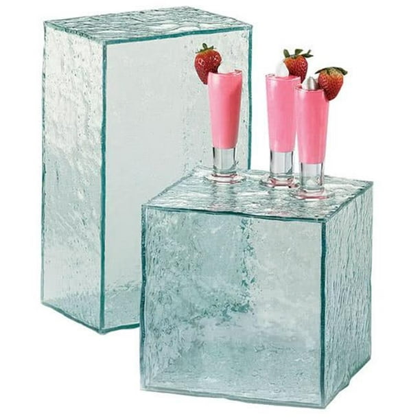 Cal Mil 432-13-43 8 x 13 x 6 in. Faux Verre Montant - Effacer