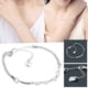 thumbnail image 2 of Pulsera ajustable para mujer, pulsera ajustable con corazón de plata 925, pulsera tipo brazalete, accesorios de joyería de moda para fiestas, banquetes y bodas, 2 of 8