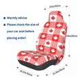 thumbnail image 2 of Picia Maple Leaves1 Print Waterproof Sweating Car Seat Cover for Post Gym Workout, Running, Beach and Hiking, Universal Fit Anti-Slip Bucket Seat Protector, 2 of 5