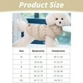 thumbnail image 3 of Winter Warm Dog Jacket for Small Medium Dogs Cats Cold Weather Coats with Harness Paded Dogs Fleece Vest Waterproof Windproof Dog Snow Jacket Pet Puppy Clothes, 3 of 9