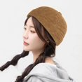 thumbnail image 5 of Jiibva Corduroy Hat Docker Cap for Men Women, Brimless Hats Worker Sailor Cap Beanie Retro Beanie Rolled Cuff Skullcaps with Adjustable, 5 of 7