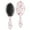 Pink Breast Cancer-3, variant on Pink Breast Cancer and Pioneer Flower Hair Brush,Girls Detangling Hair Brush,Glide Through Tangles with Ease for Wet & Dry Hair,8.8"X2.8"