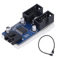 thumbnail image 4 of ANGGREK Fournitures d'Ordinateur Splitteur de Carte Mère USB 9Pin 1 à 2 PCB Extension Chipset Fournitures Informatiques, Splitteur d'Extension de Carte Mère USB, 4 of 8