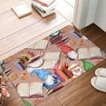 thumbnail image 5 of Balery Gnomes Books Tea Cups Doormat, Durable Flannel Fabric, Waterproof Stain and Fade Resistant, Low Profile,Indoor Outdoor Door Mats, Easy Clean Patio Entrance Mat, 16x24in, 5 of 9