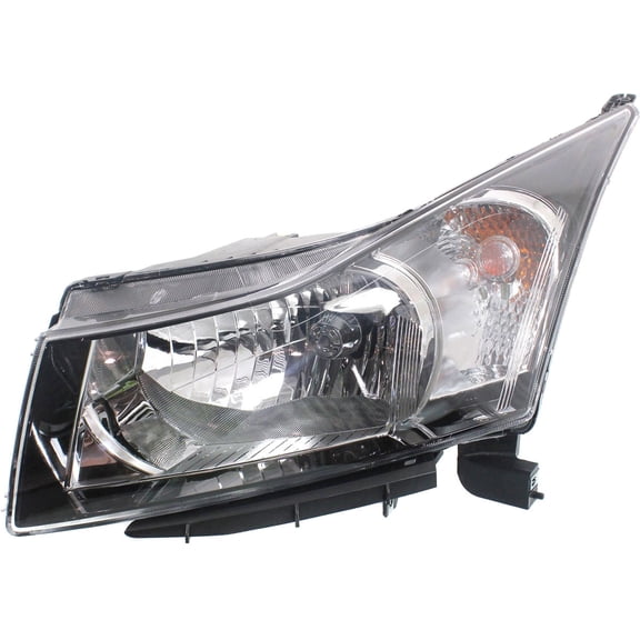 Headlight Compatible With 2012-2015 Chevrolet Cruze 2016 Limited Left Driver Halogen With bulb(s)