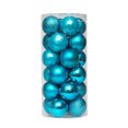 thumbnail image 5 of Hwkond 24pcs Christmas Decorative Balls, Christmas Hanging Ornaments, Electroplated Plastic Ball Barrel Christmas Ball, Christmas Tree Pendant Hanging Ball,Lake Blue(6cm/2.36in), 5 of 9