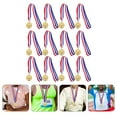 thumbnail image 3 of 12 Pcs Récompenses Médailles Dorées Sports Rencontre Gagnant Médailles Compétitions Souvenirs Prix, 3 of 9