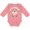 Mauve, variant on Inktastic Let's Barbecue White Text Boys or Girls Long Sleeve Baby Bodysuit