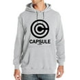 thumbnail image 1 of Capsule corp Chandails à Capuchon (Gris/Noir, G), 1 of 11
