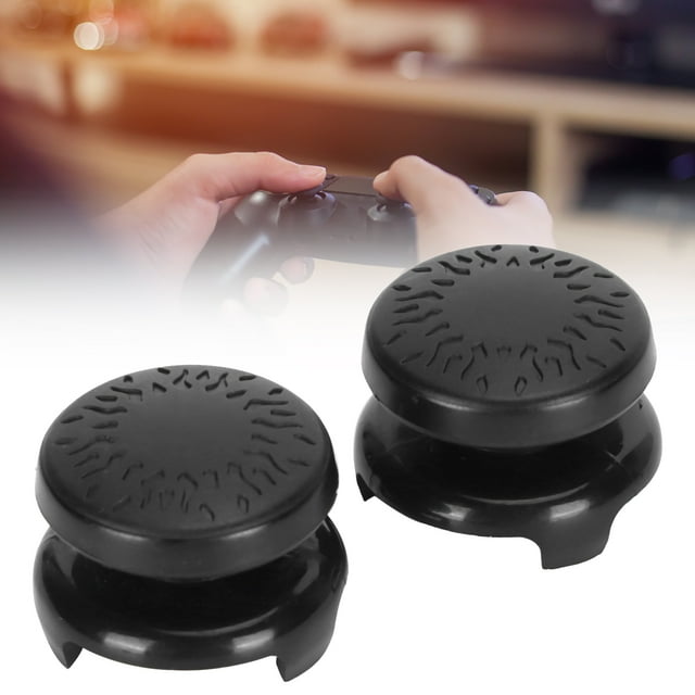2 Uds Thumbstick Suave, Cubierta Grip Stick Joystick Controlador Teclado Partido Silicona Verde Retro Toetsenbord Gamepad Key Cap Para PS5White