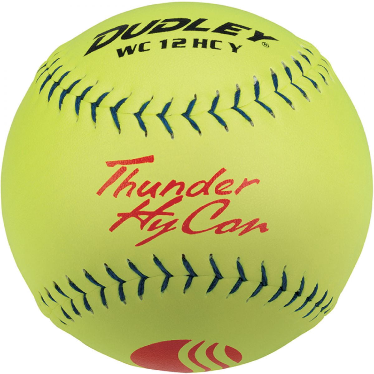 Thunder Sy Hycon 12 Pouces Lot 12 Lot De 12 Balles De Softball Dudley ASA Thunder SY HYCON 52/300 - Jaune - Slowpitch Neuf Balles Softball Dudley