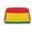 Silver, variant on Leather Makeup Brush Bag With Zipper Reggae Flag Portable Travel Cosmetic Organizer Case For Daily Work Essentials Gold
