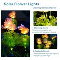 thumbnail image 2 of Luces Solares para Jardín  Impermeables Con Flores (luz Cálida) 2 Uds., 2 of 4
