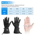 thumbnail image 6 of KEEPWARMING Heated Gloves for Men Women,Electric Heated Gloves Camping Hand Warmers Winter Warm Touchscreen Gloves - Windproof Gloves for Outdoor Riding Skiing Hunting, 6 of 9