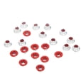 thumbnail image 4 of Ojal Ojal 500 Uds Ojal Ojal Color Borde Redondo Mano De Obra Fina Dureza Ojales De Metal Para Zapatos Ropa Rojo Brillante ANGGREK CE1216, 4 of 8