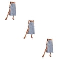 thumbnail image 2 of Sonducket Casual larga dividida elegante playa vacaciones señora adolescentes verano ropa Club banquete fiesta accesorios negro L Type5 NO5, 2 of 6