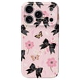 thumbnail image 1 of SKLYDDI Funda para iPhone 13 Pro Max con Diseño Floral Romántico y Moños, 1 of 7