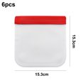 thumbnail image 2 of Reusable Food Storage Bags 6 pieces Reusable Freezer Bags, 2 of 5