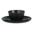thumbnail image 6 of Gibson Home Fairhope 12 Piece Melamine Dinnerware Set - Matte Black, 6 of 9