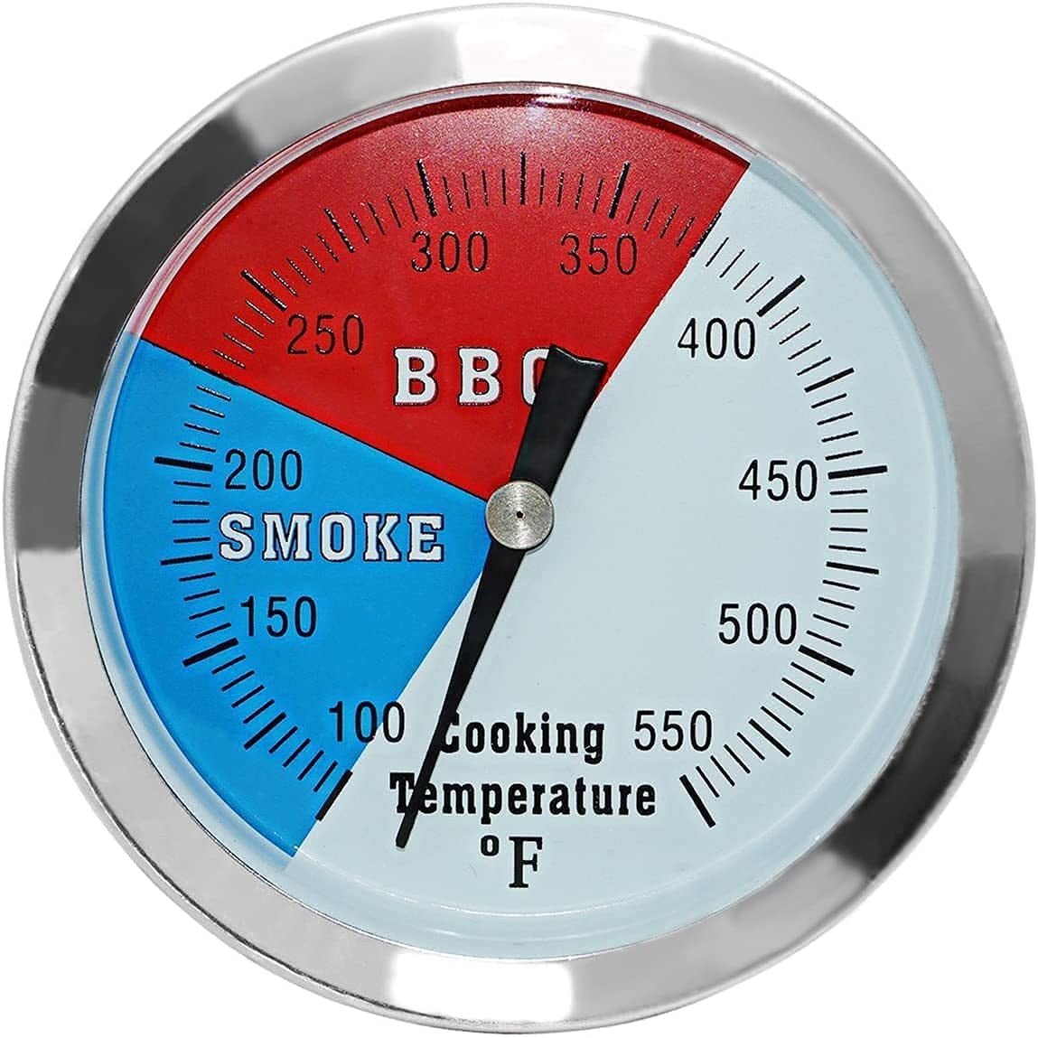 BBQ Smoker Grill Stainless Steel Thermometer Temperature Gauge 60℃-427℃ Z6M6 