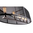 thumbnail image 2 of Woodbridge Lighting Drake 5-Light ST64 Linear Pendant in Antique Nickel/Black, 2 of 5