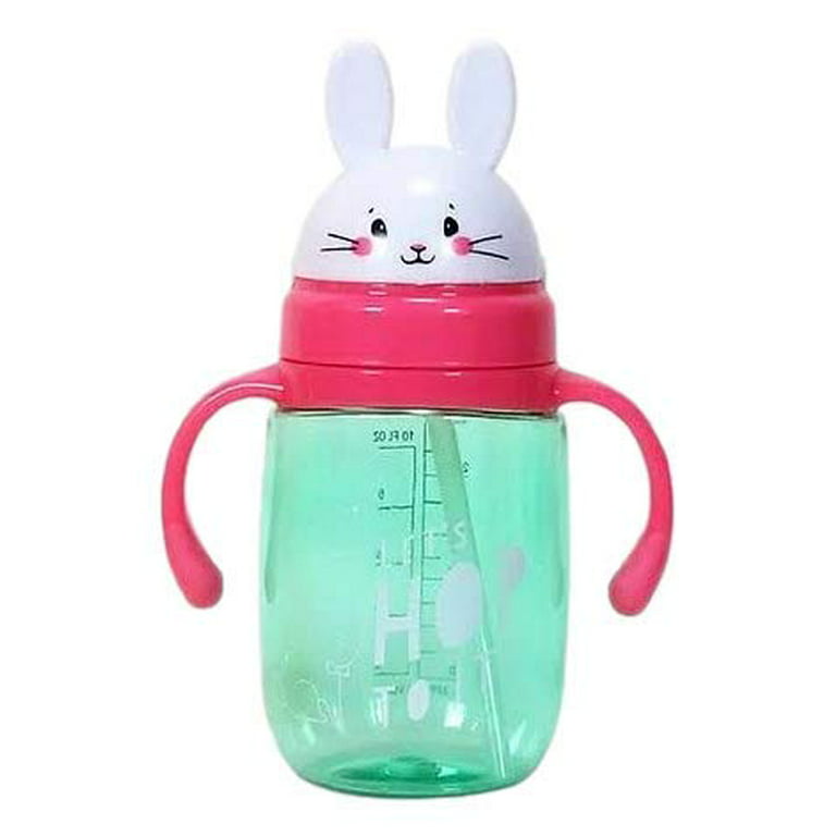 Pastel Bunny Personalized 8oz Toddler Sippy Cup with Straw