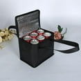 thumbnail image 4 of Insulated Reusable Grocery Bag,Food Delivery Bag,Durable,Heavy Duty,Large Size,Stands Upright,Collapsible,Sturdy Zipper,Reusable and Sustainable, 4 of 7
