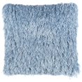 thumbnail image 1 of HomeRoots 386429 Square Ocean Blue Shag Throw Pillow, 1 of 1