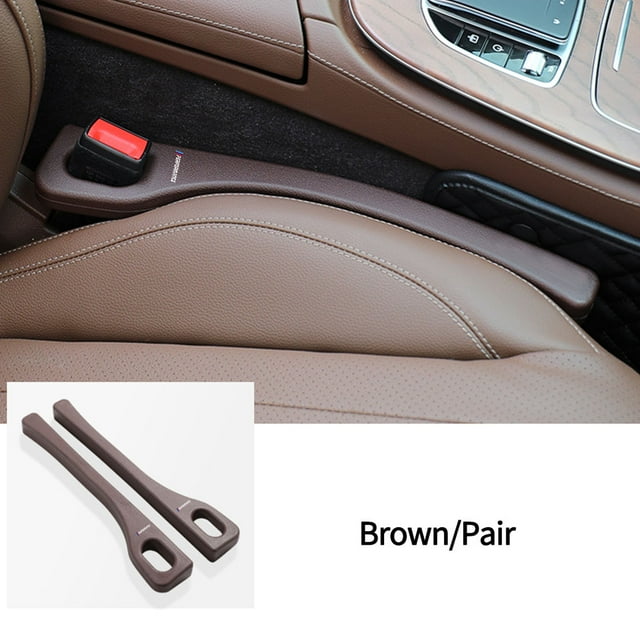 2PCS Car Seat Gap Fillers Side Seam Plug Leak-proof Filling Storage Strips For M PERFOEMANCE Auto Styling Guard Accessories brown performance 2pcs