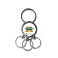 thumbnail image 1 of Corea del Sur Gwanghwamun Gate Llavero de metal de acero inoxidable Llavero Anillo de cadena Llavero, 1 of 3