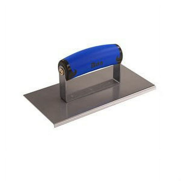 Bon 62-451 Edger -Stainless Steel 8-inch X 4-inch - 1/8-inch Radius X 1/4-inch Lip Comfort Grip Handle