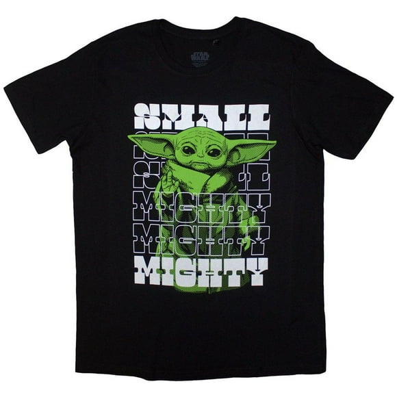 Star Wars The Mandalorian Adult Small & Mighty Grogu T-Shirt
