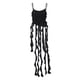 thumbnail image 4 of Chaleco Sin Mangas Mujeres Hot Girl Sling Vest Fashion Y2K Ruffled Camisole Tassels Tops (Black L) Cgtredaw Para estrenar, 4 of 8