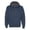 Indigo Heather, variant on Fruit of the Loom Sofspun Hooded Full-Zip Sweatshirt for Men