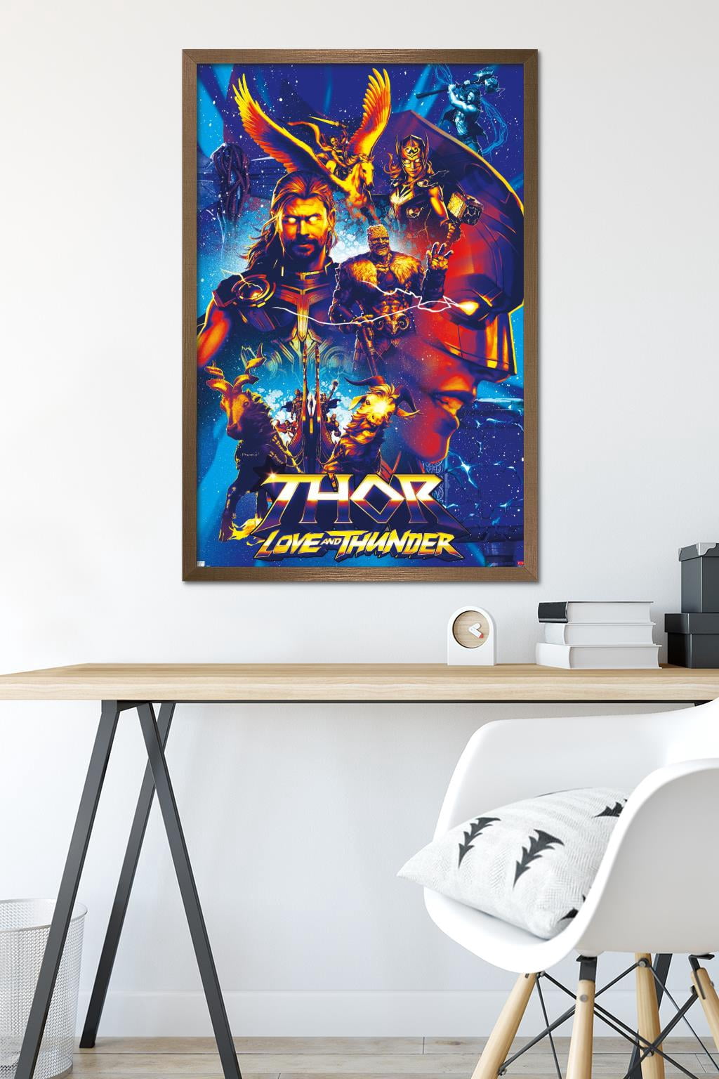 Marvel Thor: Love and Thunder - Group Wall Poster, 22.375" x 34" Framed