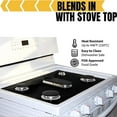 thumbnail image 4 of SUTENGDA Protecteur de Cuisinière en PTFE Noir - Doublure Réutilisable Lavable Résistante à la Chaleur pour Cuisinière à Gaz, 4 of 9